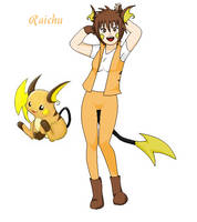 Raichu Gijinka (Original Design)