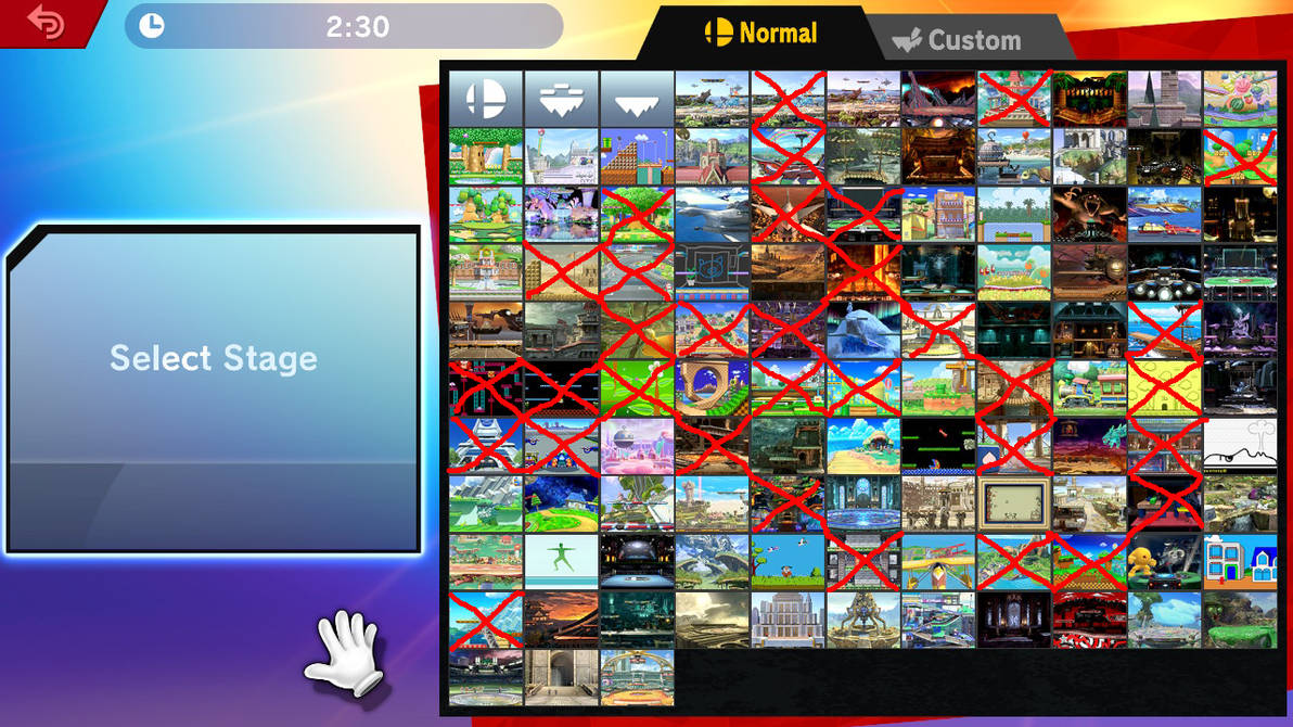 Smash Ultimate My Stage Selection by ARCGaming91 on DeviantArt