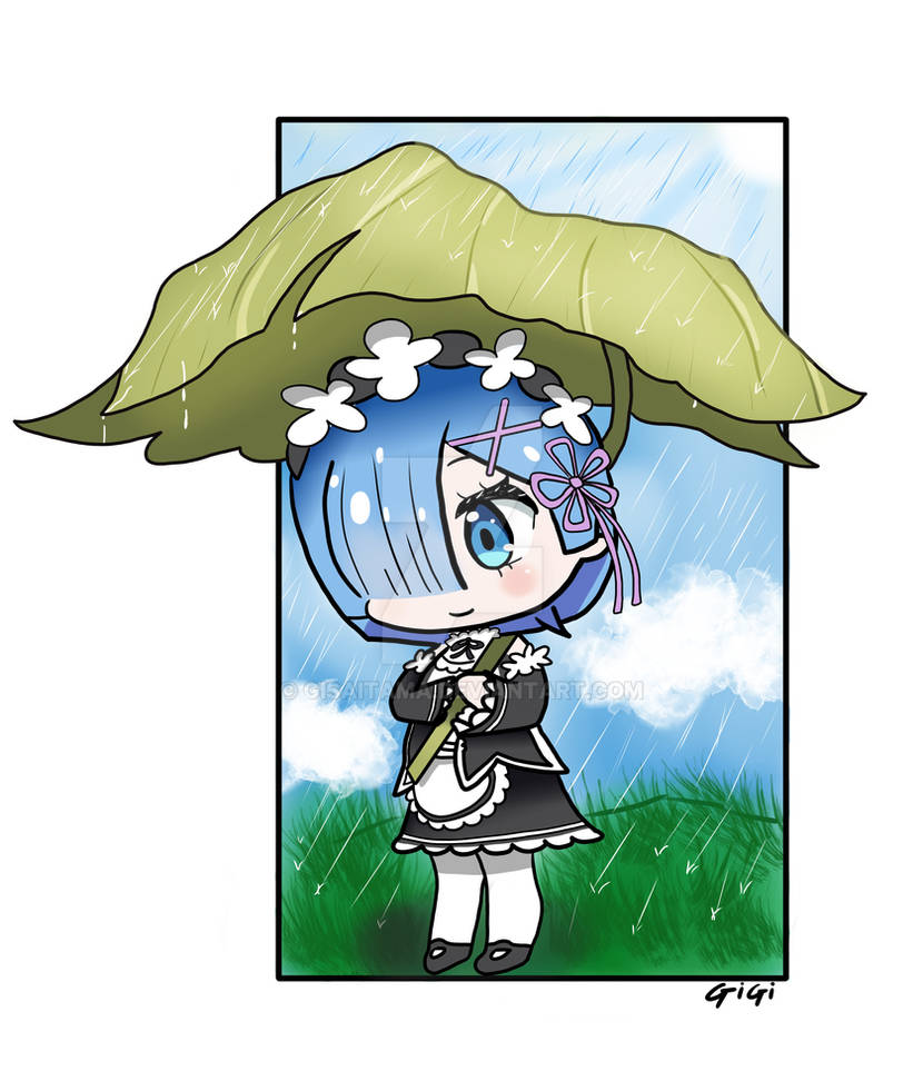 Chibi Vector Rem Rem Chibi version by GiSaitama on DeviantArt