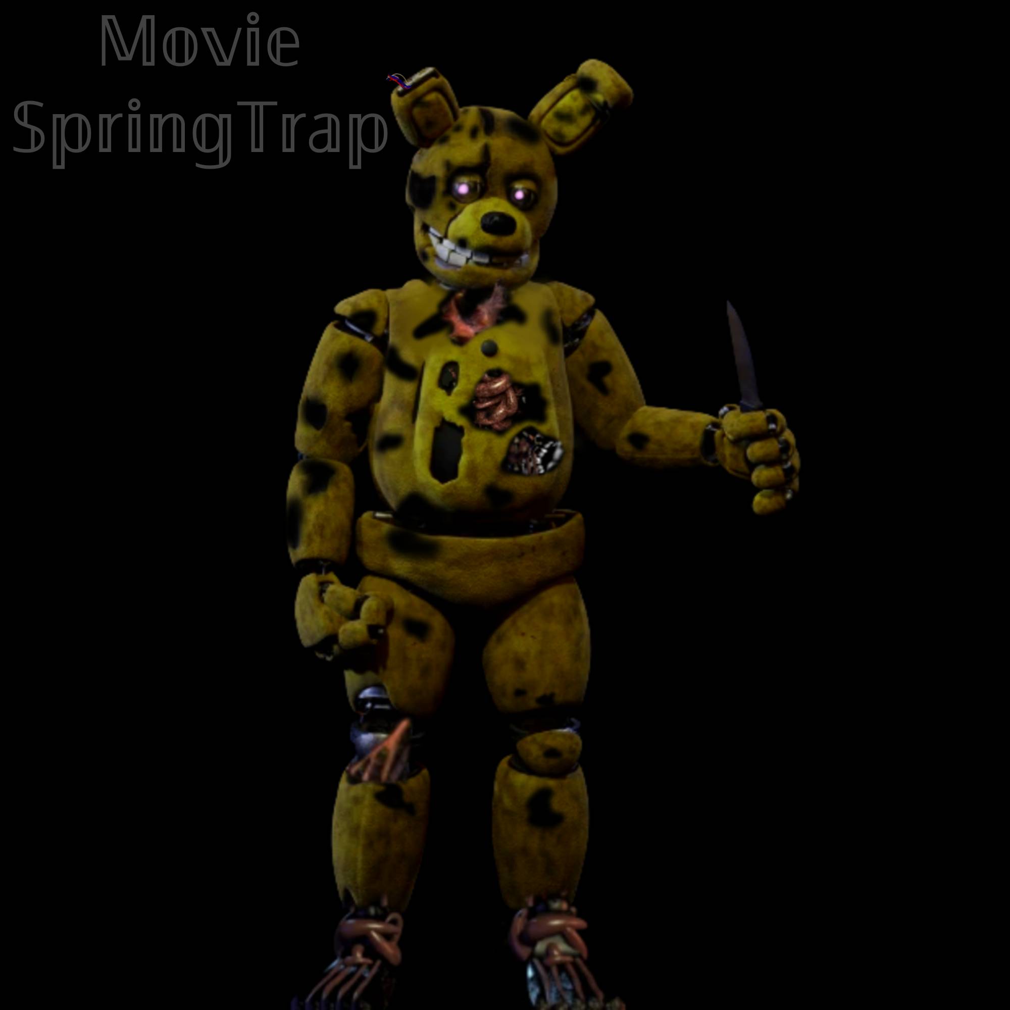 Movie SpringTrap by BlunkyTheFnafRabbit on DeviantArt