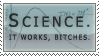 'science' stamp