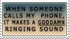 'ringing sound' stamp