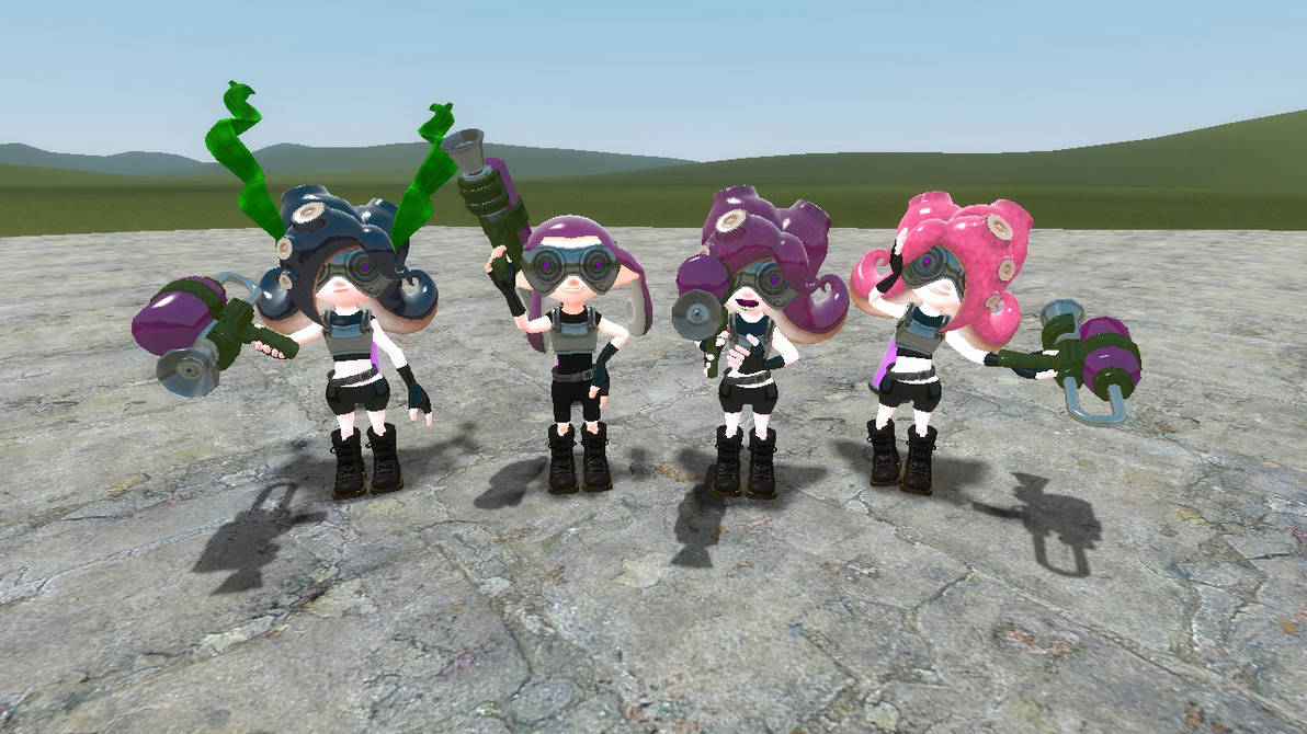 Gmod Octoling Garry's Mod-Octoling Squad by Xeno-chao on DeviantArt