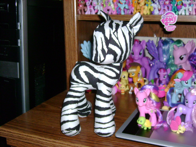 Pony Plushie Zebra (In Progress 2)