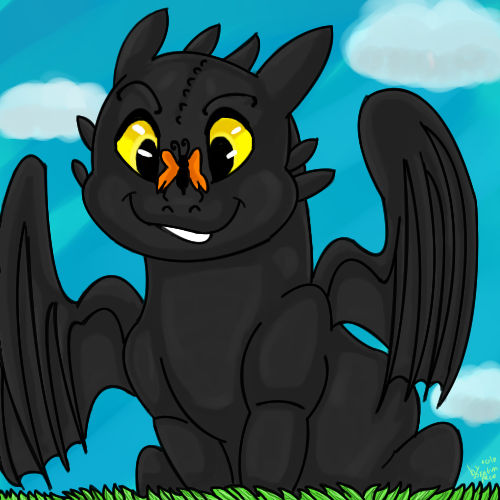 Toothless Cute by dragonrace on DeviantArt