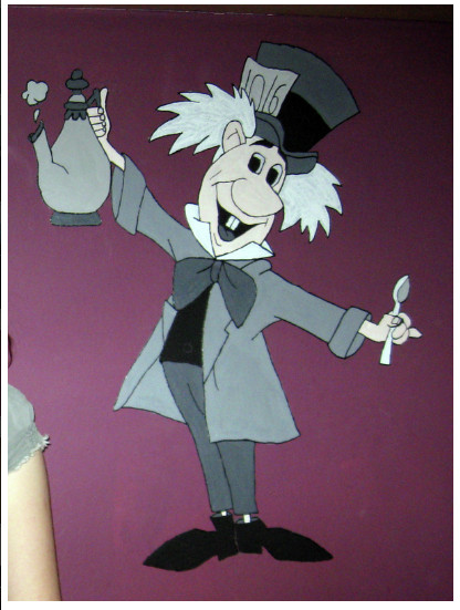 Mad Hatter on Wall