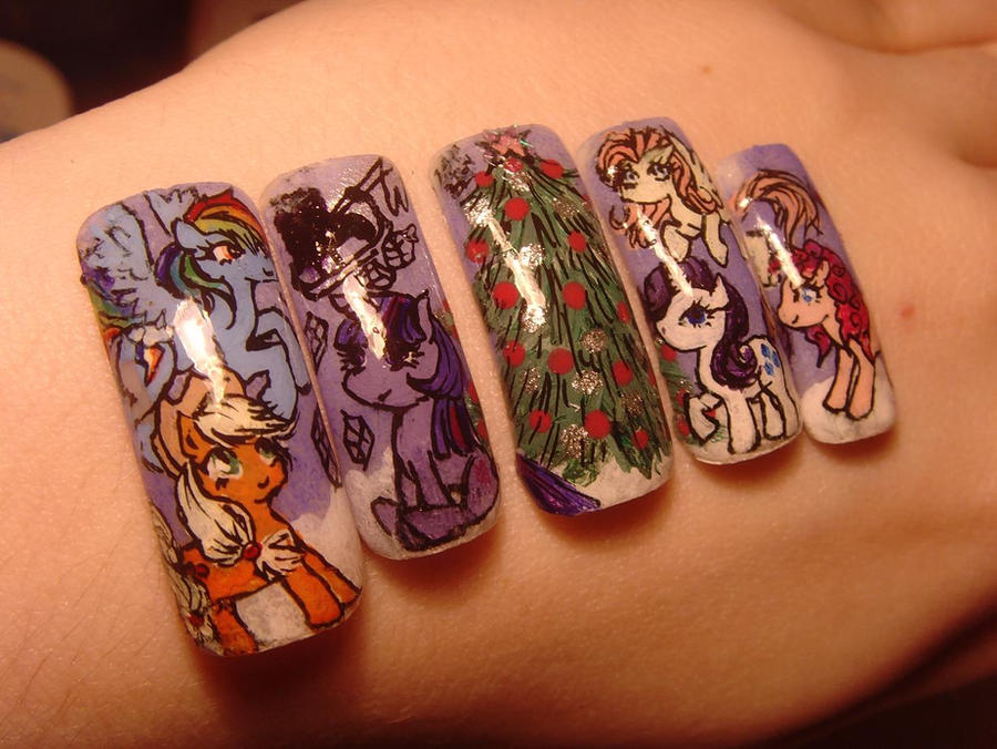 My little pony nail art