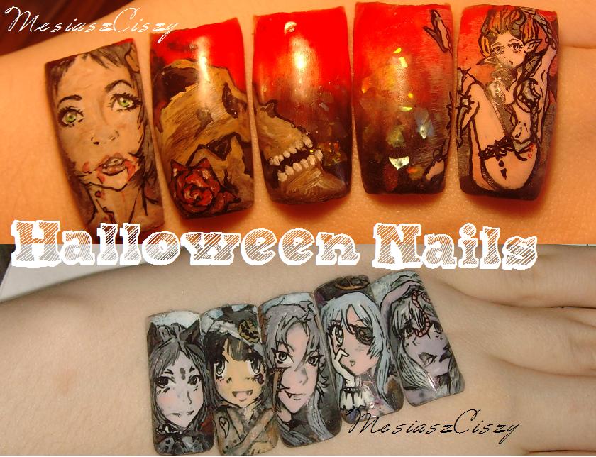 Halloween nail art-  Mesi nail art  tutorial on yt