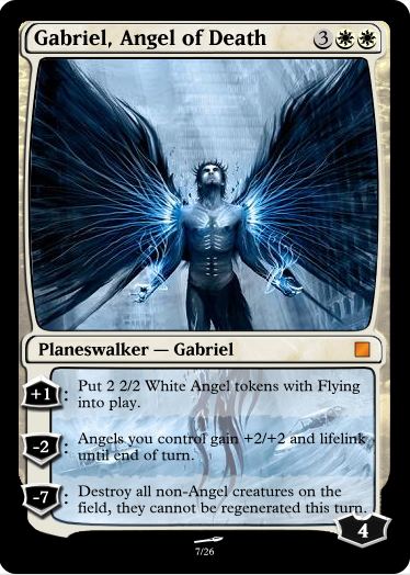 gabriel angel of death yugioh card by Darknecrofear1 on DeviantArt