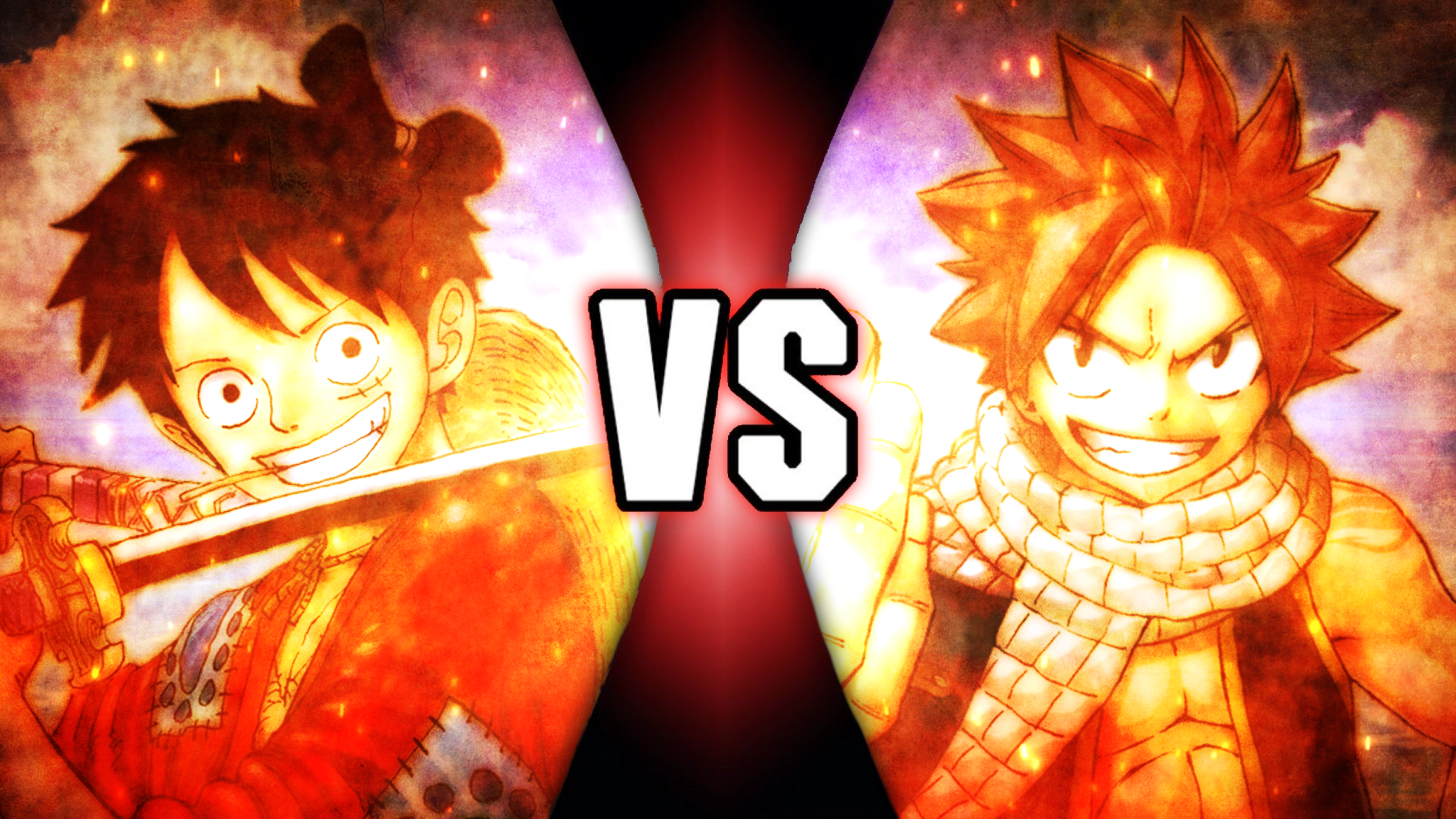 Luffy VS Natsu (One Piece X Fairy Tail), XVX