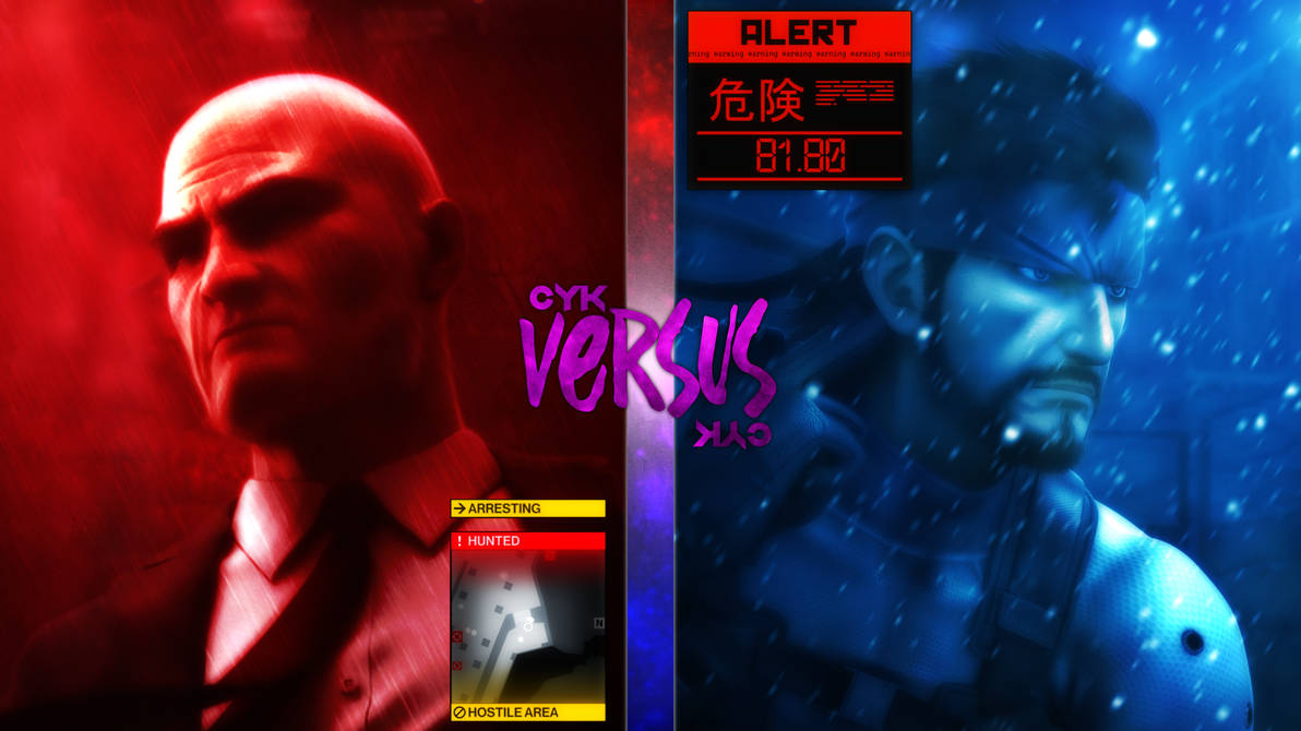 Agent Snake Agent 47 Vs Solid Snake by cykerlol on DeviantArt