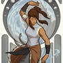 Avatar Korra - Art Nouveau Avatars