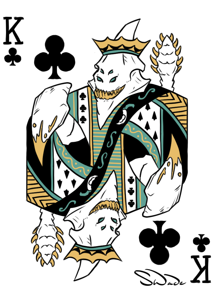 Sand King of Clubs - Dota 2 Playing Card Art