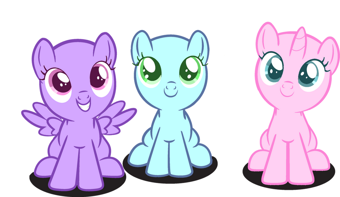 Mlp Filly Types MLP FIM|:|Sitting Fillies|:|Filly base|:| by milkie456 on DeviantArt