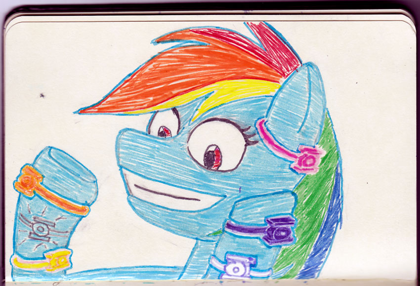 MLP: Rainbow 'Hal Jordan' Dash