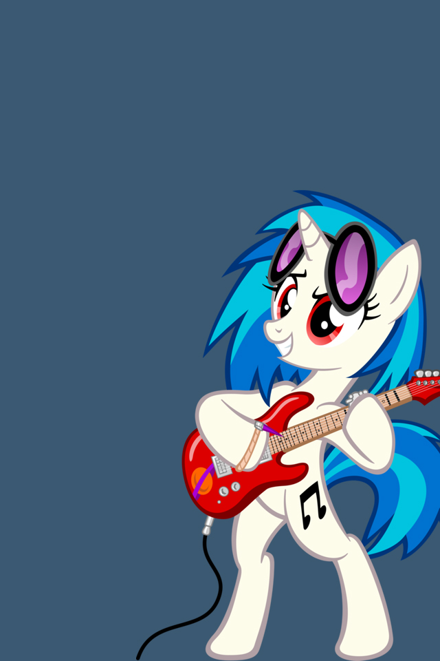 My Little Pony - iPhone Wallpapers - Vinyl Scratch