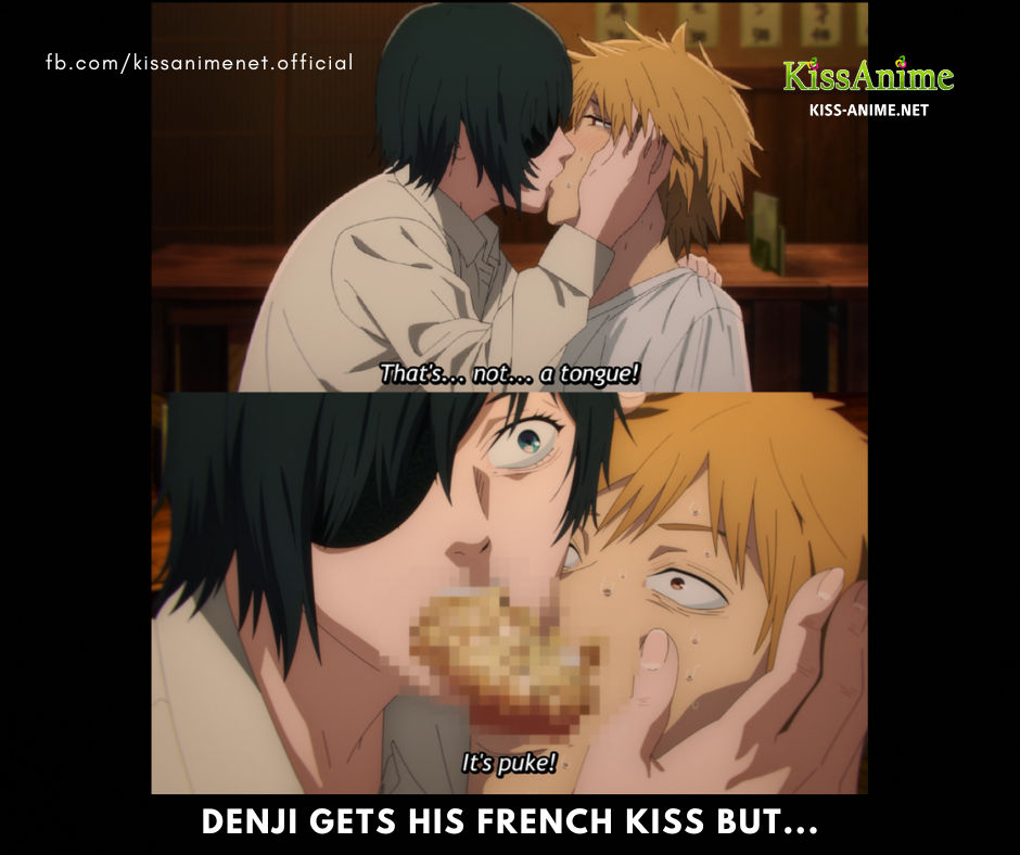Denji Get his frend kiss but by kissanimenet on DeviantArt