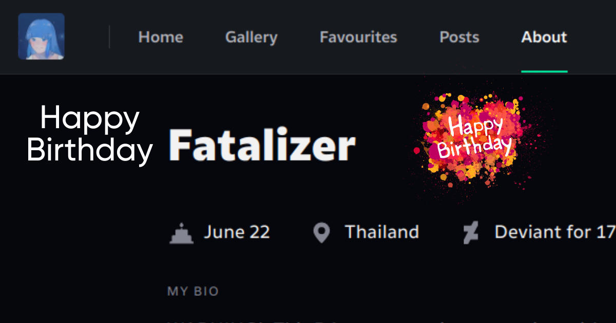 Happy Birthday to Fatalizer