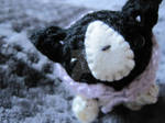 Black Corgi w/Handkerchief Amigurumi by PacaBearsCafe