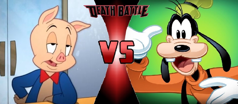 CLAIM: Porky Pig vs Goofy by lh1200 on DeviantArt