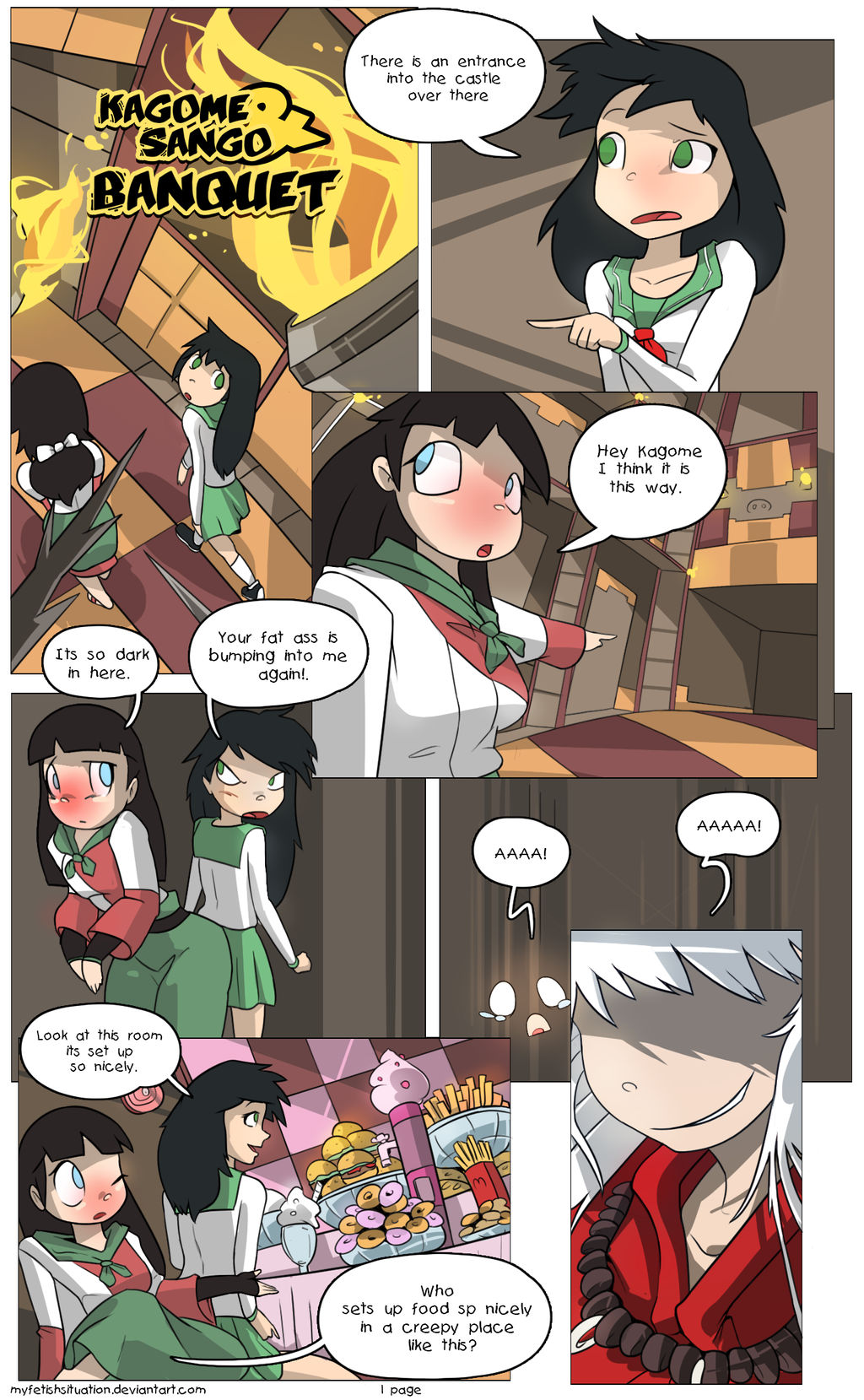 CM - Kagome and Sango Banquet - 1/6