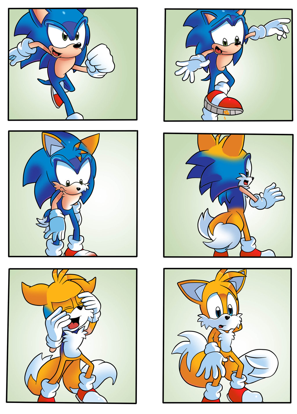 Sonic Into Tails By TheDarkShadow1990 On DeviantArt.