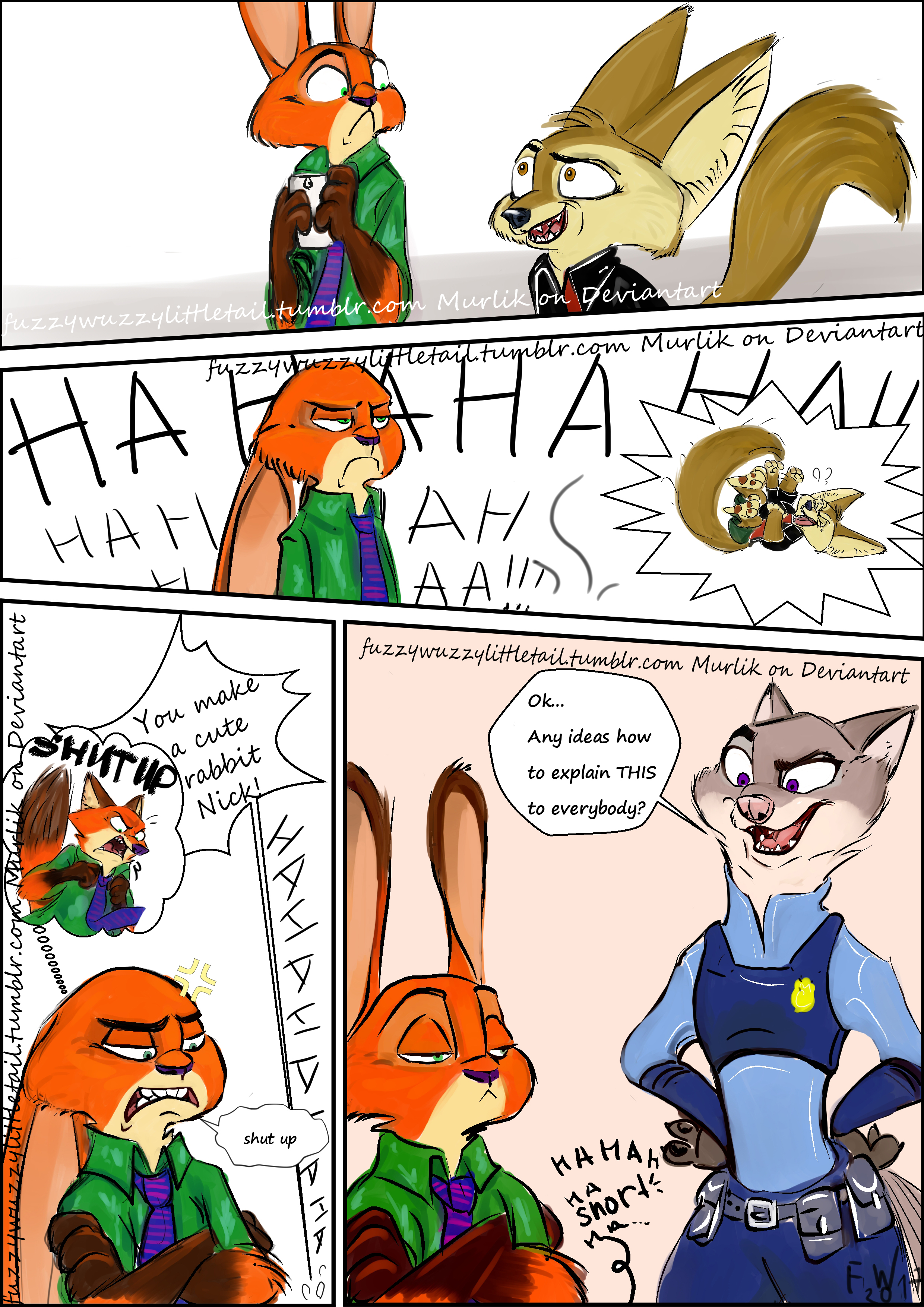 It is not easy to be a fox or a bunny page 4