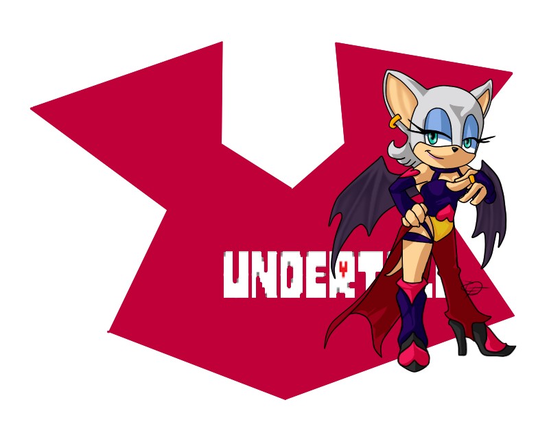 Rouge undertale outfit