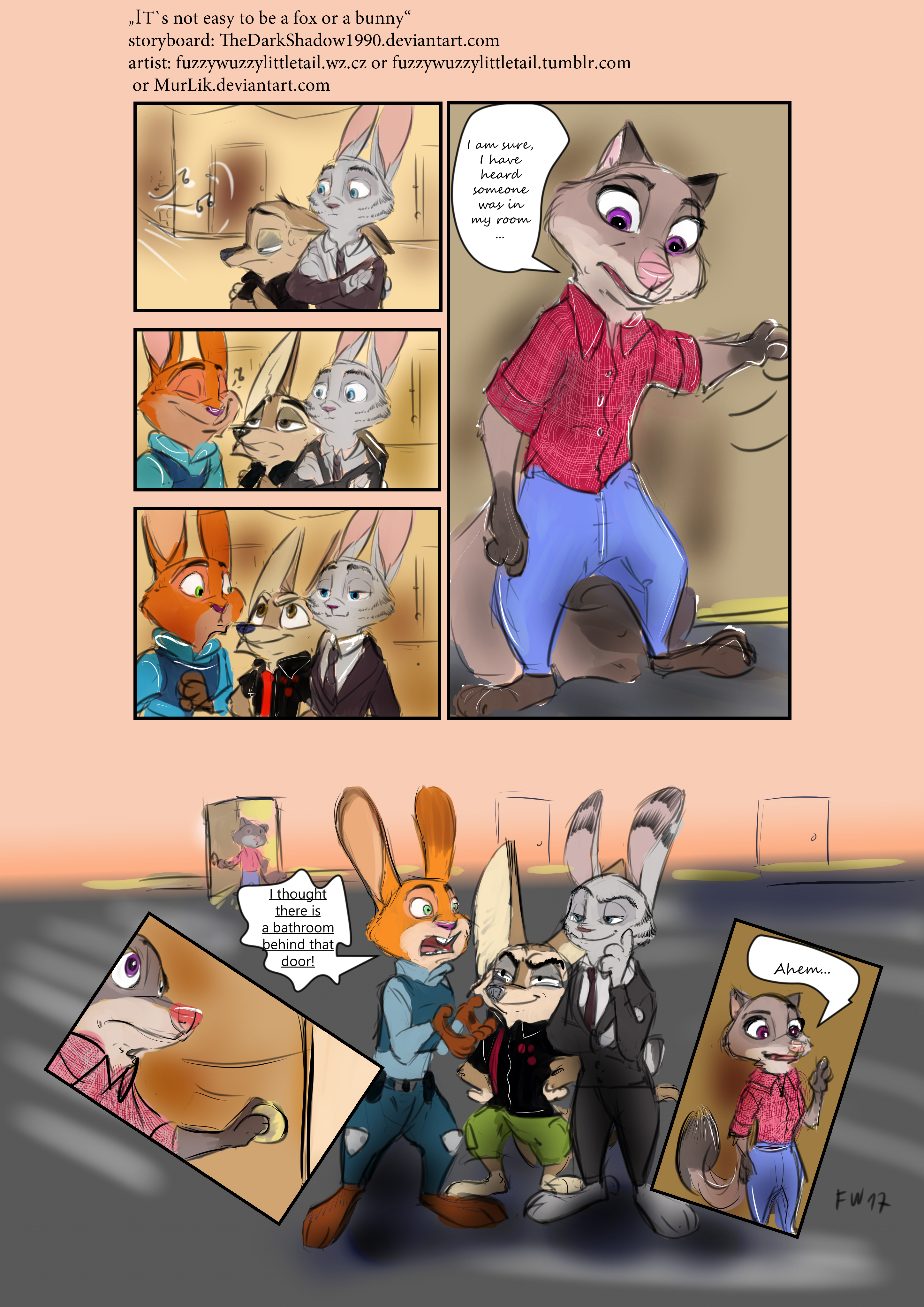 It is not easy to be a fox or a bunny Page 33