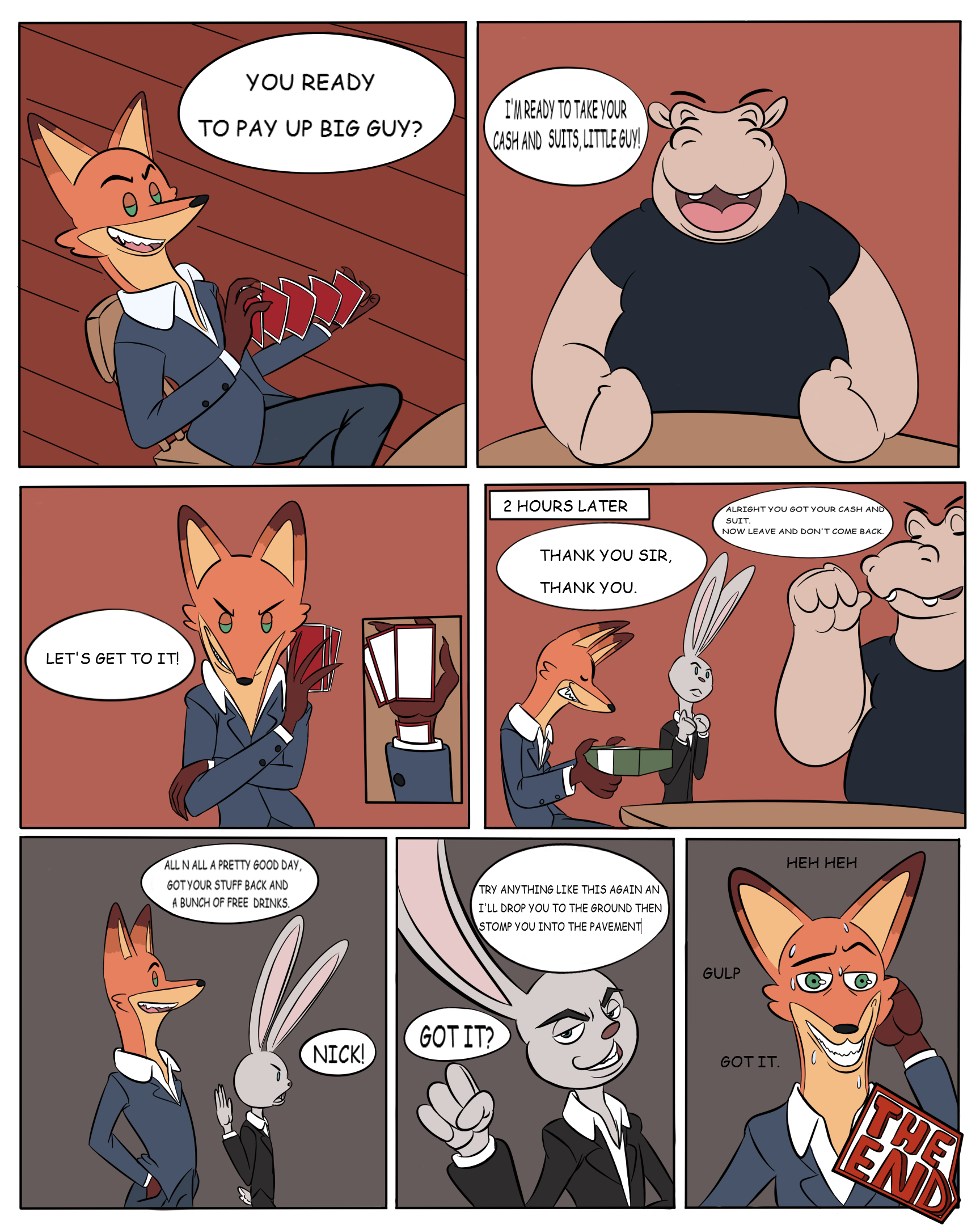 Poker Night Page 9 The End