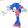 Sonic in Jewels outfit