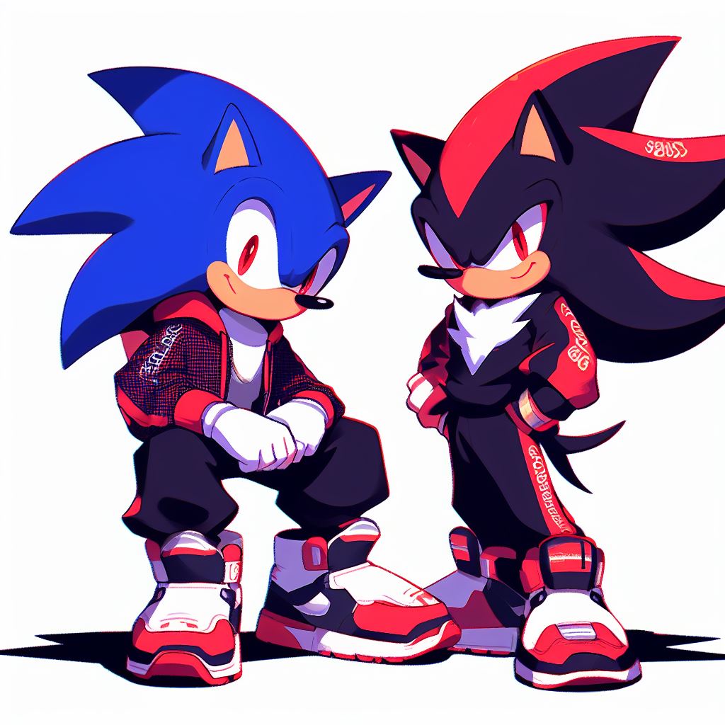 Sonic And Shadow In Streetwear By TheDarkShadow1990 On DeviantArt sonic-and-shadow-in-streetwear-by-thedarkshadow1990-on-deviantart