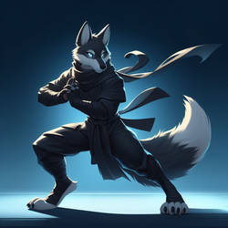 Ninja wolf