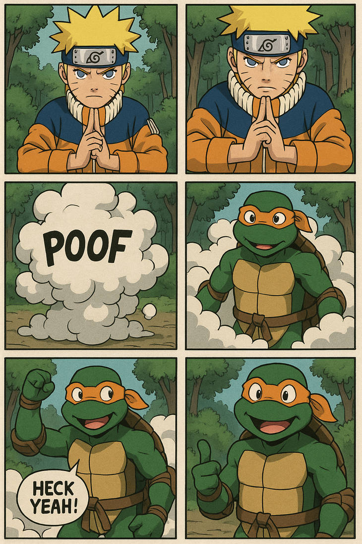 Naruto's Ninja Transformation :Turtle power by TheDarkShadow1990 on ...