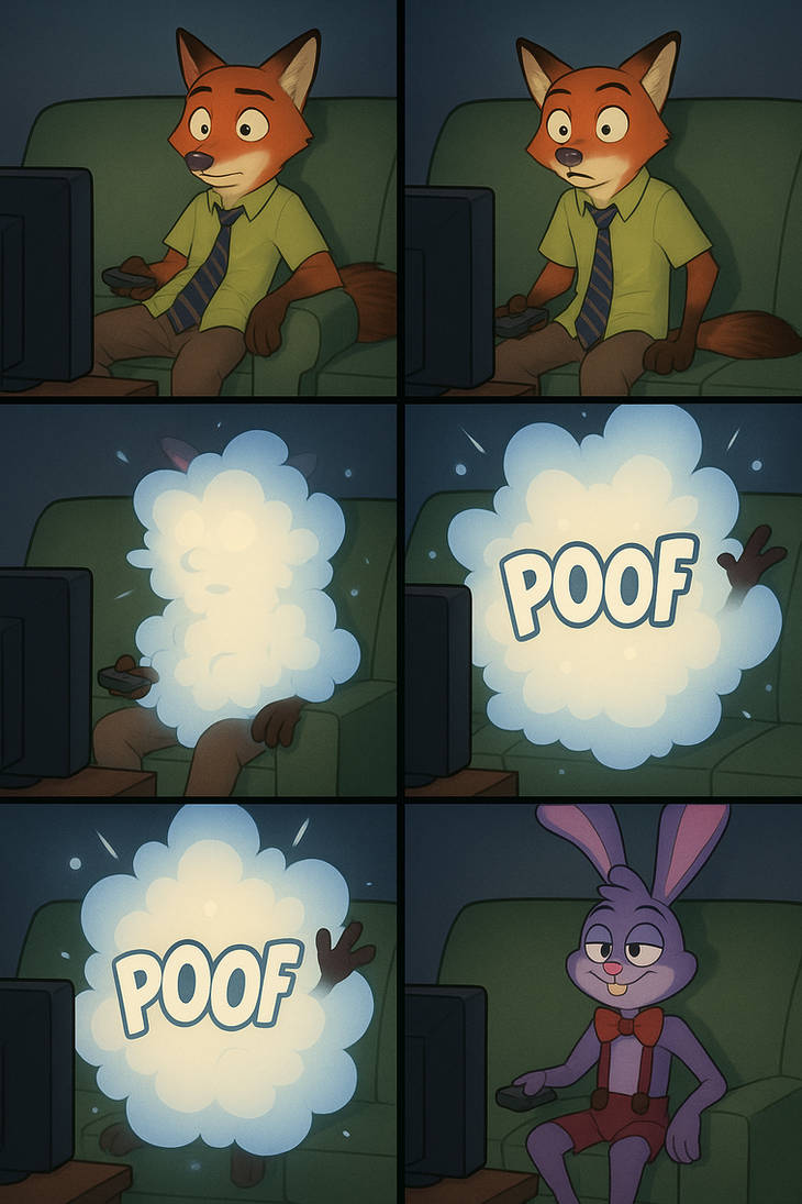 Becoming a cartoon rabbit by TheDarkShadow1990 on DeviantArt