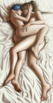 Commission: Ami and Makoto in bed by richten