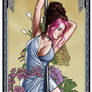 Ariel Art Nouveau pole dancing