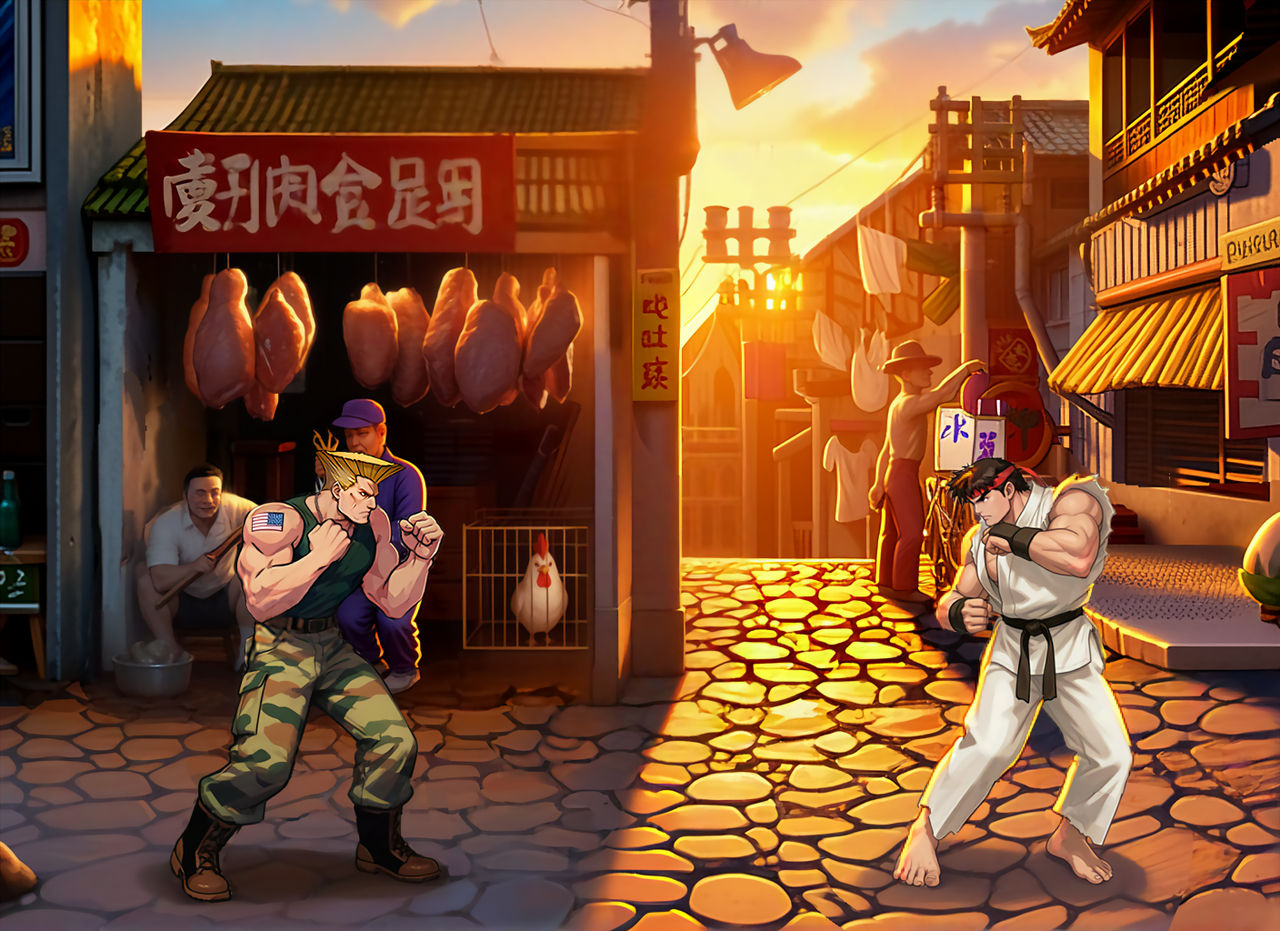 Guile Ryu Guile vs ryu by Belt314 on DeviantArt