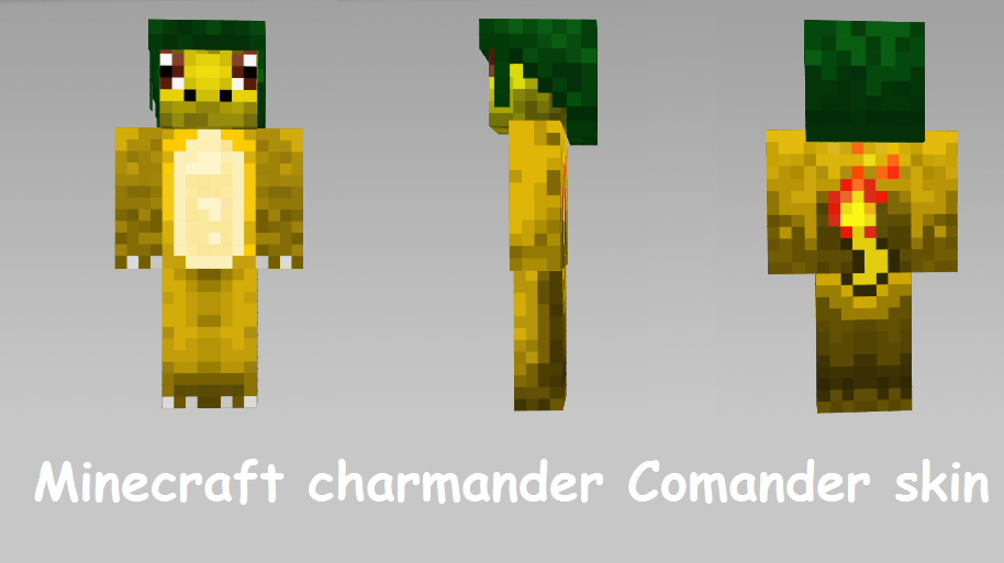 Shiny Charmander Comander Skin by PhycoTeddy000 on DeviantArt