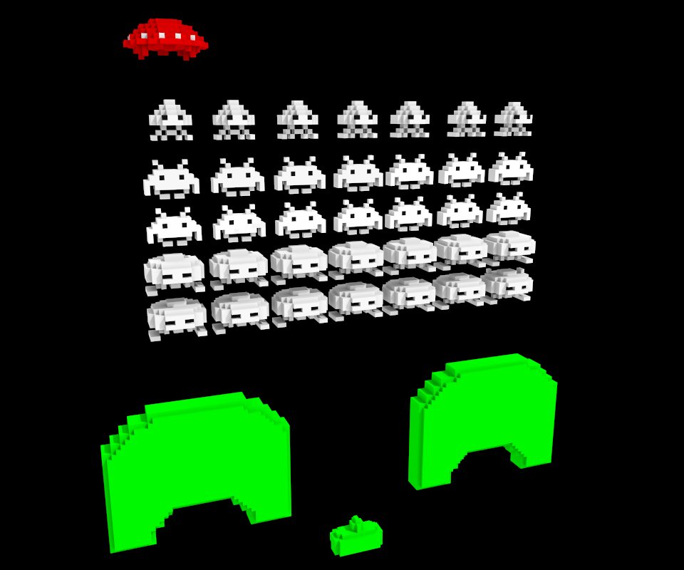 space invaders 3d by Andrea-Pixel on DeviantArt