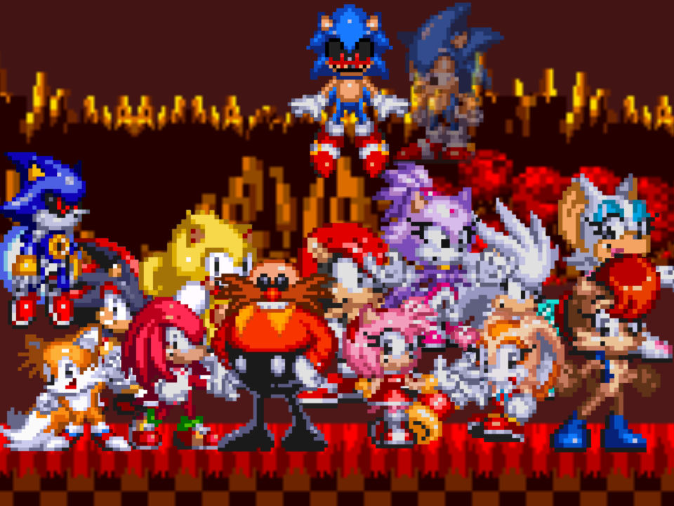 Exe All Charters Sonic.exe Spirit Of Hell Round 3 by Sonic2107 on DeviantArt
