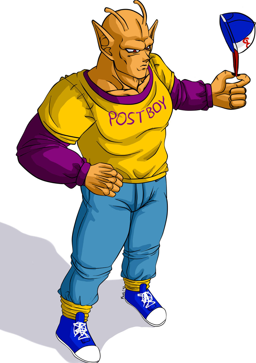 Postboy Orange Piccolo by Yashika on DeviantArt