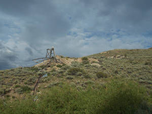 Old Gold Mine Sluice, Ledbetter Canyon, Toiyabies