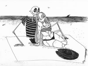 Jack and Sally at the beach