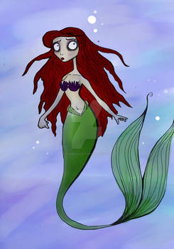 Burtonized Princess: Ariel