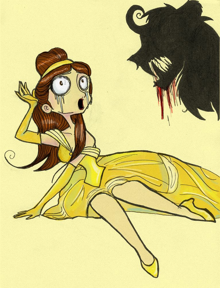 Burtonized Princess: Belle