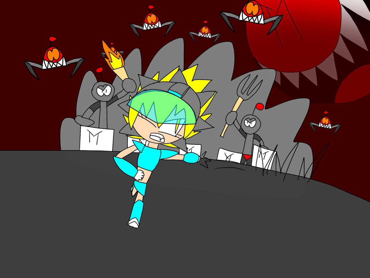 Fatal Robot Rampage Robot Rampage Art Challenge Day 5: Adventure by ElementalLover on ...