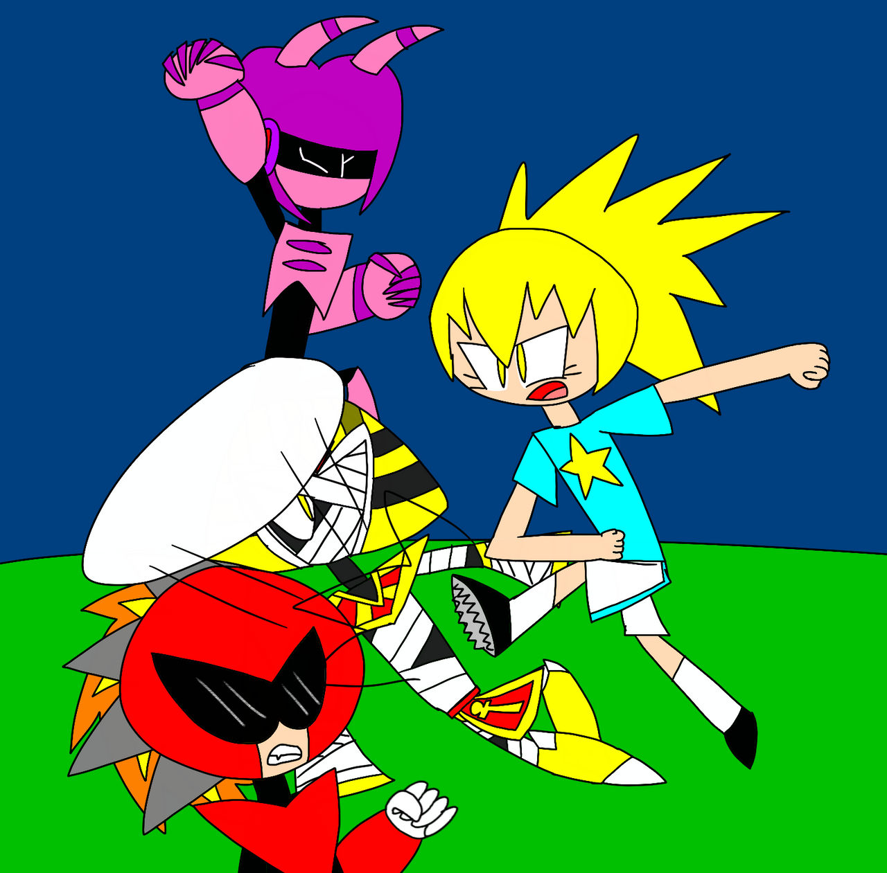 Austin Robot Rampag Robot Rampage Art Challenge Day 8: Sport by ElementalLover on DeviantArt