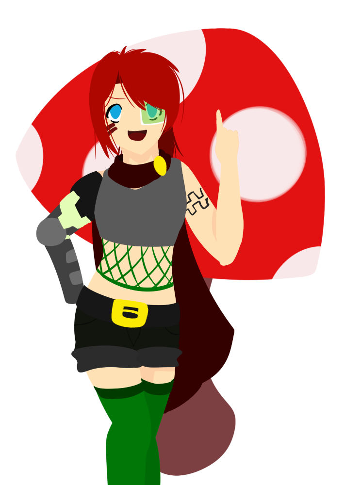 Zoeya - Flat Colours by TeaUnicornSketchbook on DeviantArt