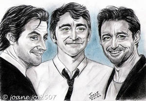 Richard Armitage, Lee Pace and Hugh Jackman